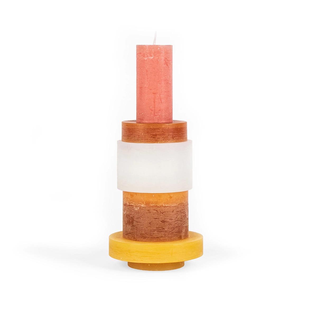 Candl Stack 03- Yellow & Brown 3