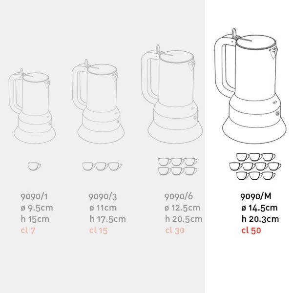 Cafetière Alessi 9090 M - 10 tasses