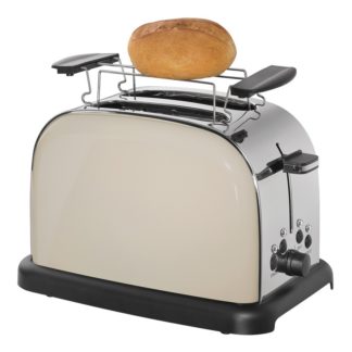 Toaster RETRO Edelstahl creme
